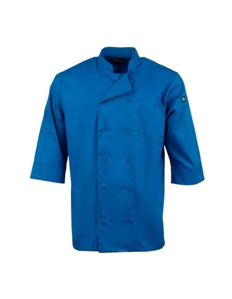 Veste de cuisine mixte Chef Works bleue S