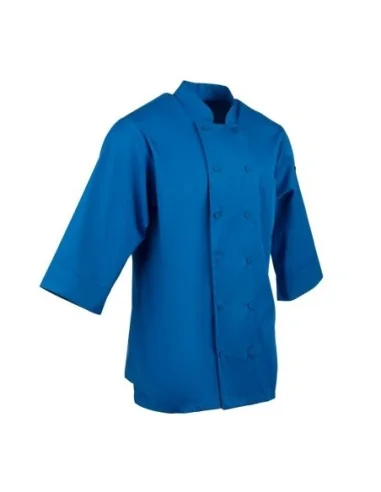 Veste de cuisine mixte Chef Works bleue XL