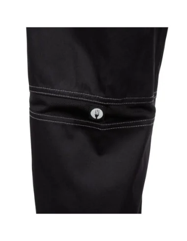 Pantalon de cuisine mixte Baggy Chef Works noir L