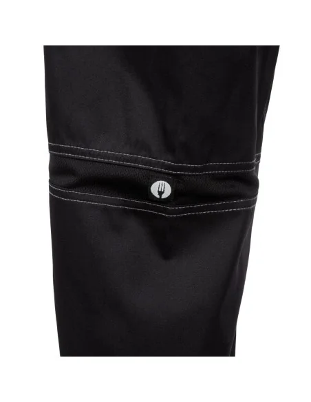 Pantalon de cuisine mixte Baggy Chef Works noir L