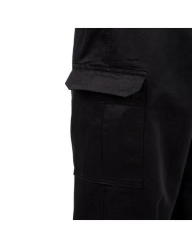 Pantalon de cuisine mixte Chef Works Slim Fit Cargo noir XXL