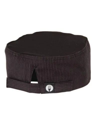 Calot de cuisine Cool Vent Chef Works finement rayé