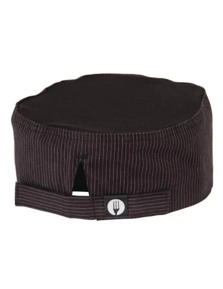 Calot de cuisine Cool Vent Chef Works finement rayé