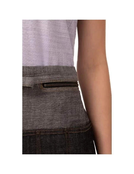 Tablier serveur court Chef Works Urban Manhattan gris