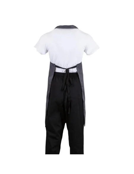 Tablier bavette Whites polyester-coton anthracite
