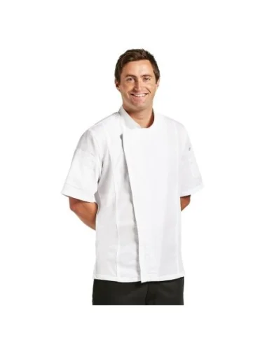 Veste de cuisine mixte Cool Vent Chef Works Urban Springfield blanche L