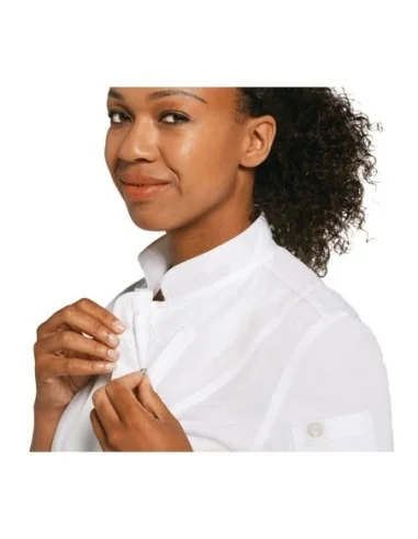 Veste de cuisine mixte Cool Vent Chef Works Urban Springfield blanche L