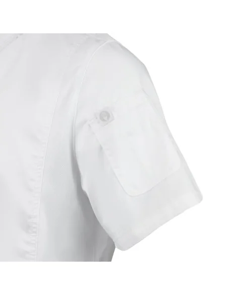 Veste de cuisine mixte Cool Vent Chef Works Urban Springfield blanche XL