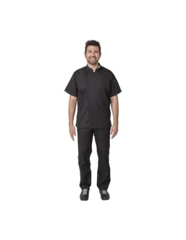 Veste de cuisine mixte Cool Vent Chef Works Urban Springfield noire L