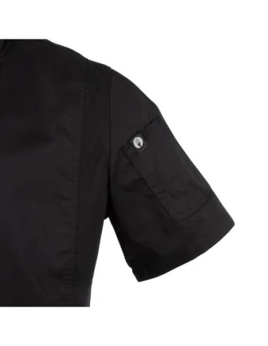 Veste de cuisine mixte Cool Vent Chef Works Urban Springfield noire L