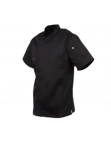 Veste de cuisine mixte Cool Vent Chef Works Urban Springfield noire L