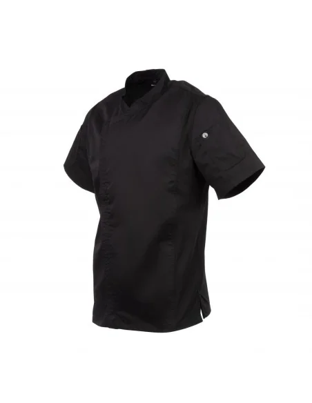 Veste de cuisine mixte Cool Vent Chef Works Urban Springfield noire L