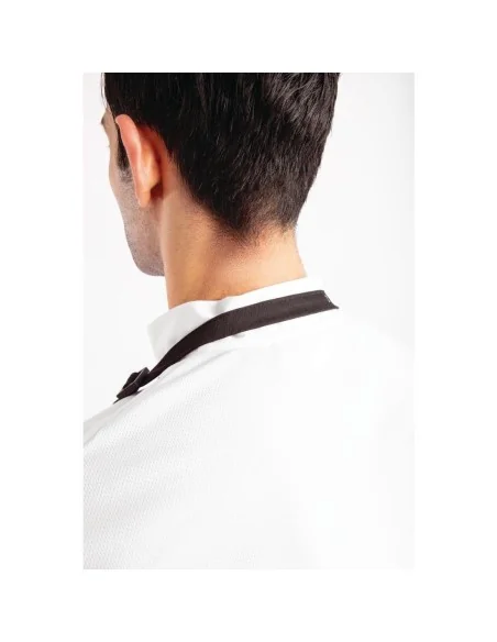 Tablier bavette avec deux poches plaquées Chef Works noir