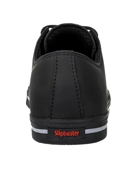 Baskets de sécurité noires en microfibre recyclée Slipbuster 42