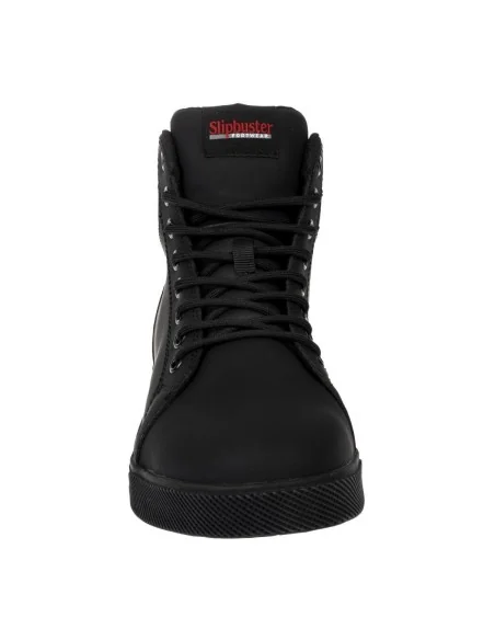 Baskets de sécurité montantes noires en microfibre recyclée Slipbuster 39