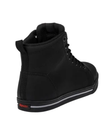 Baskets de sécurité montantes noires en microfibre recyclée Slipbuster 39