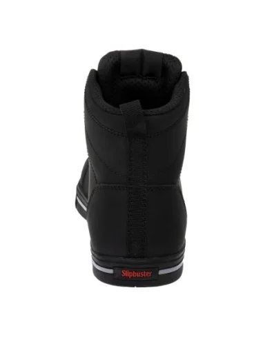 Baskets de sécurité montantes noires en microfibre recyclée Slipbuster 39