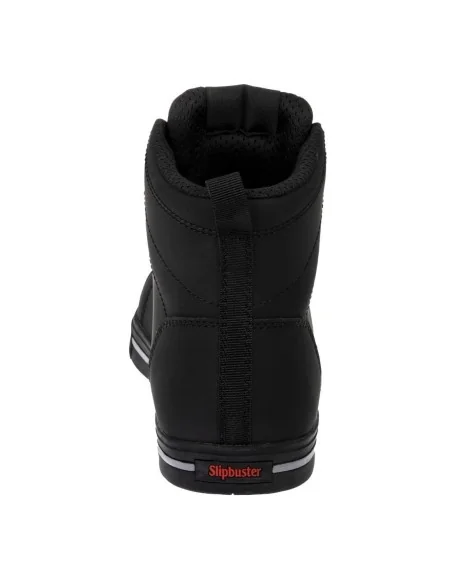 Baskets de sécurité montantes noires en microfibre recyclée Slipbuster 39