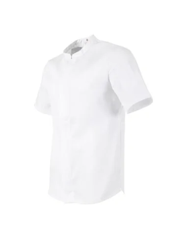 Veste de cuisinier en maille à manches courtes Southside Harlem blanche S