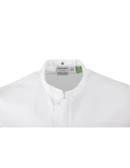 Veste de cuisinier en maille à manches courtes Southside Harlem blanche S
