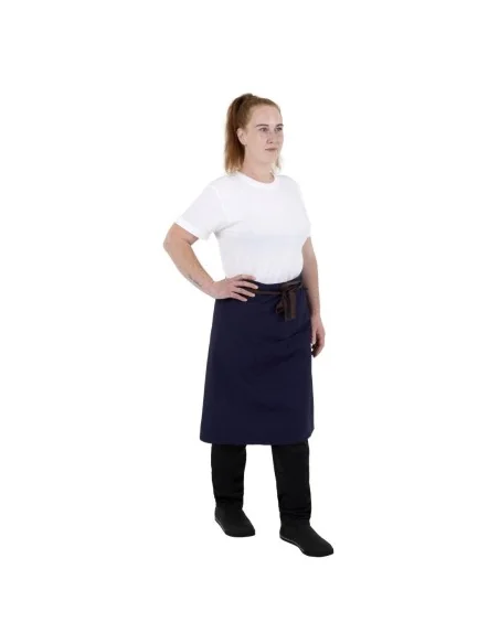 Tablier bistro en toile de coton Southside marine