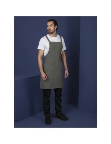 Tablier bavette en coton Southside kaki