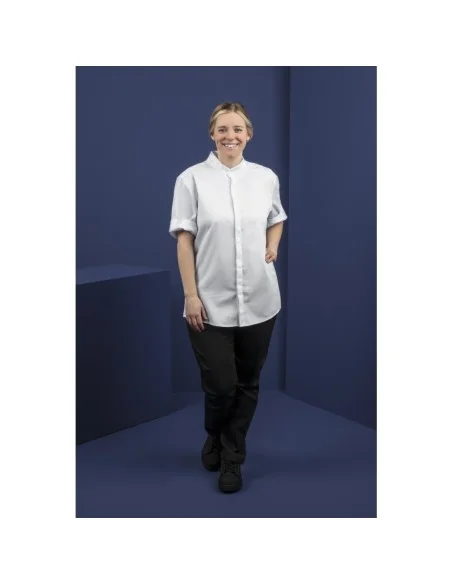 Veste col officier Southside blanche - Taille XL