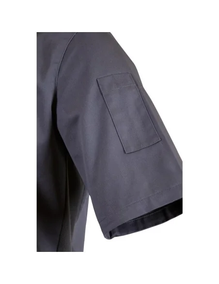 Veste col officier Southside gris anthracite - Taille S