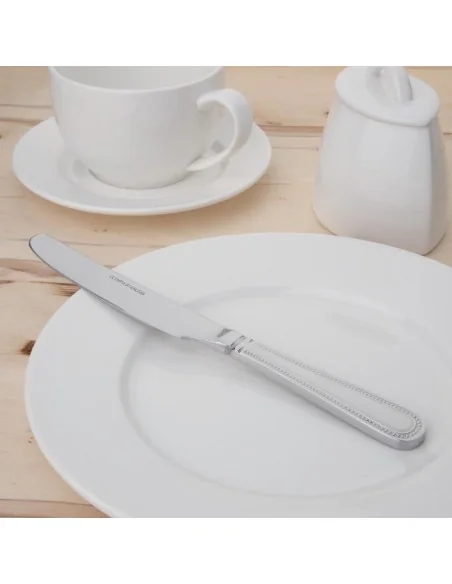 Couteau de table Olympia Bead manche solide (Lot de 12)