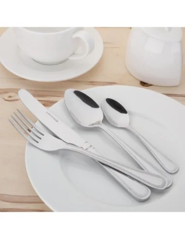 Couteau de table Olympia Bead manche solide (Lot de 12)