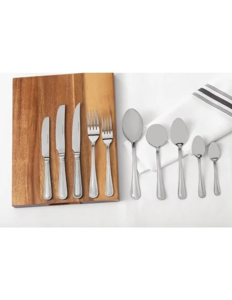Couteau à dessert Olympia Bead manche solide (Lot de 12)