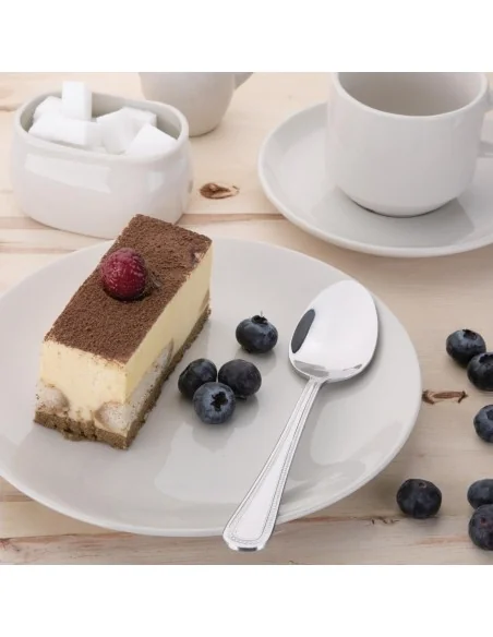 Cuillère à dessert Olympia Bead (Lot de 12)