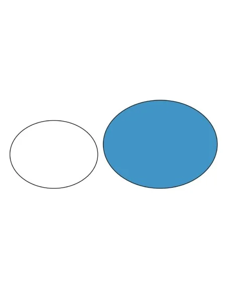 Plateau ovale antidérapant en polypropylène noir Olympia Kristallon 685mm