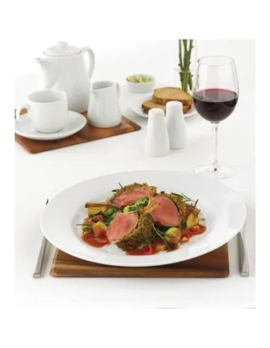 Salières blanches 90mm Olympia (Lot de 12)