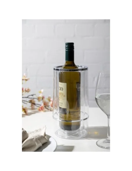 Rafraîchisseur à vin en acrylique APS transparent