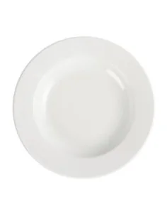 Assiettes creuses blanches Olympia 270mm (Lot de 6) 2