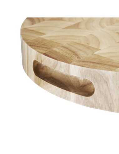 Planche à découper en bois ronde Vogue 400mm