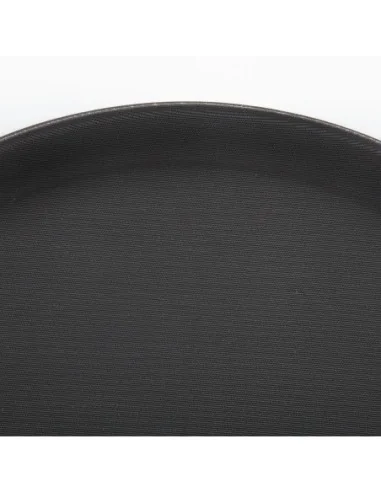 Plateau antidérapant en plastique Olympia Kristallon rond noir 356mm