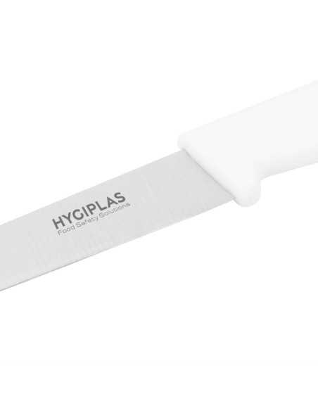Couteau d'office Hygiplas blanc 7,5 cm