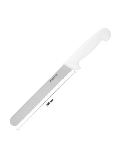 Couteau à pain Hygiplas blanc 205mm