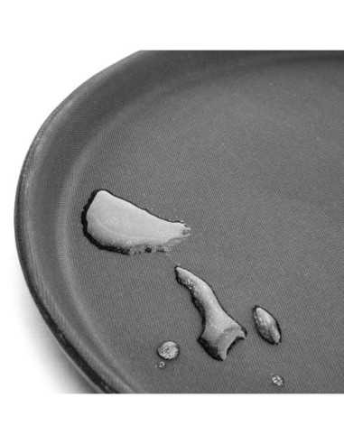 Plateau antidérapant en plastique Olympia Kristallon rond noir 406mm