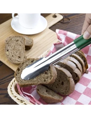 Pince de service à code couleur Hygiplas 300mm verte