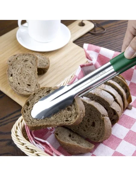 Pince de service à code couleur Hygiplas 300mm verte