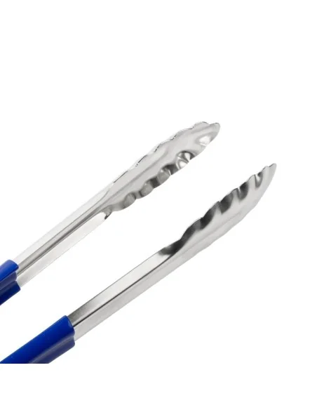 Pince de service à code couleur Hygiplas 300mm bleue