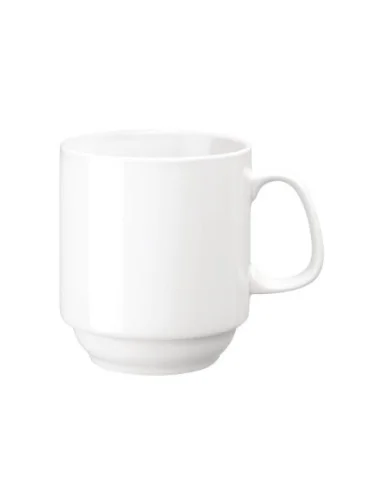 Mugs empilables blancs 284ml Olympia (Lot de 12)