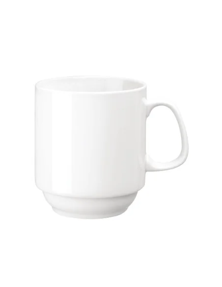 Mugs empilables blancs 284ml Olympia (Lot de 12)