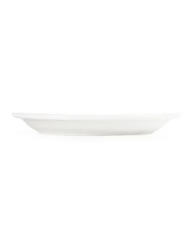 Assiettes à bord étroit blanches Olympia 150mm (Lot de 12)