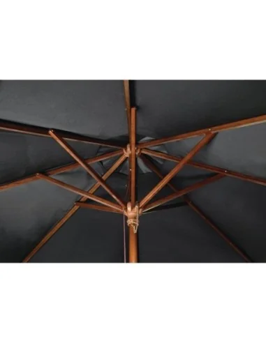 Parasol rond Bolero noir 3m