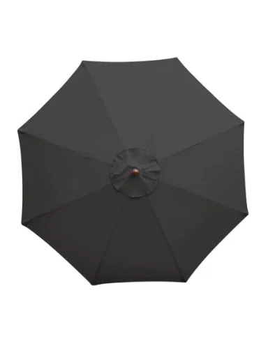 Parasol rond Bolero noir 3m