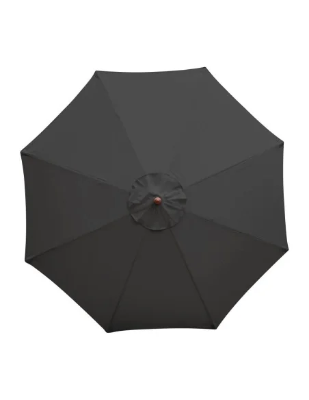 Parasol rond Bolero noir 3m